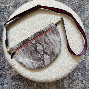 NWOT Clare V Nordstrom Anniversary Sale Snakeskin Grande Fanny